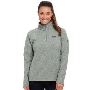 Patagonia 1/4 Zip Women’s Better Sweater Size XS Verdigris EUC